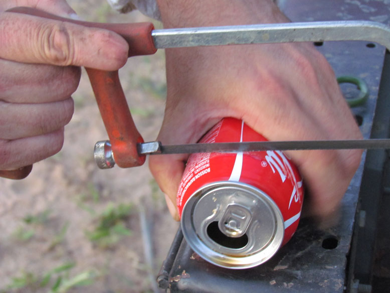 havciendo un casquillo casero